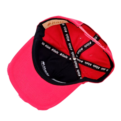 Boné Itals Clássico Red Destroyed