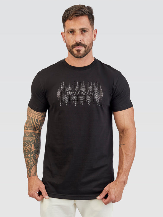 Camiseta Pima Shine Black