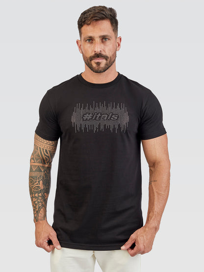 Camiseta Pima Shine Black