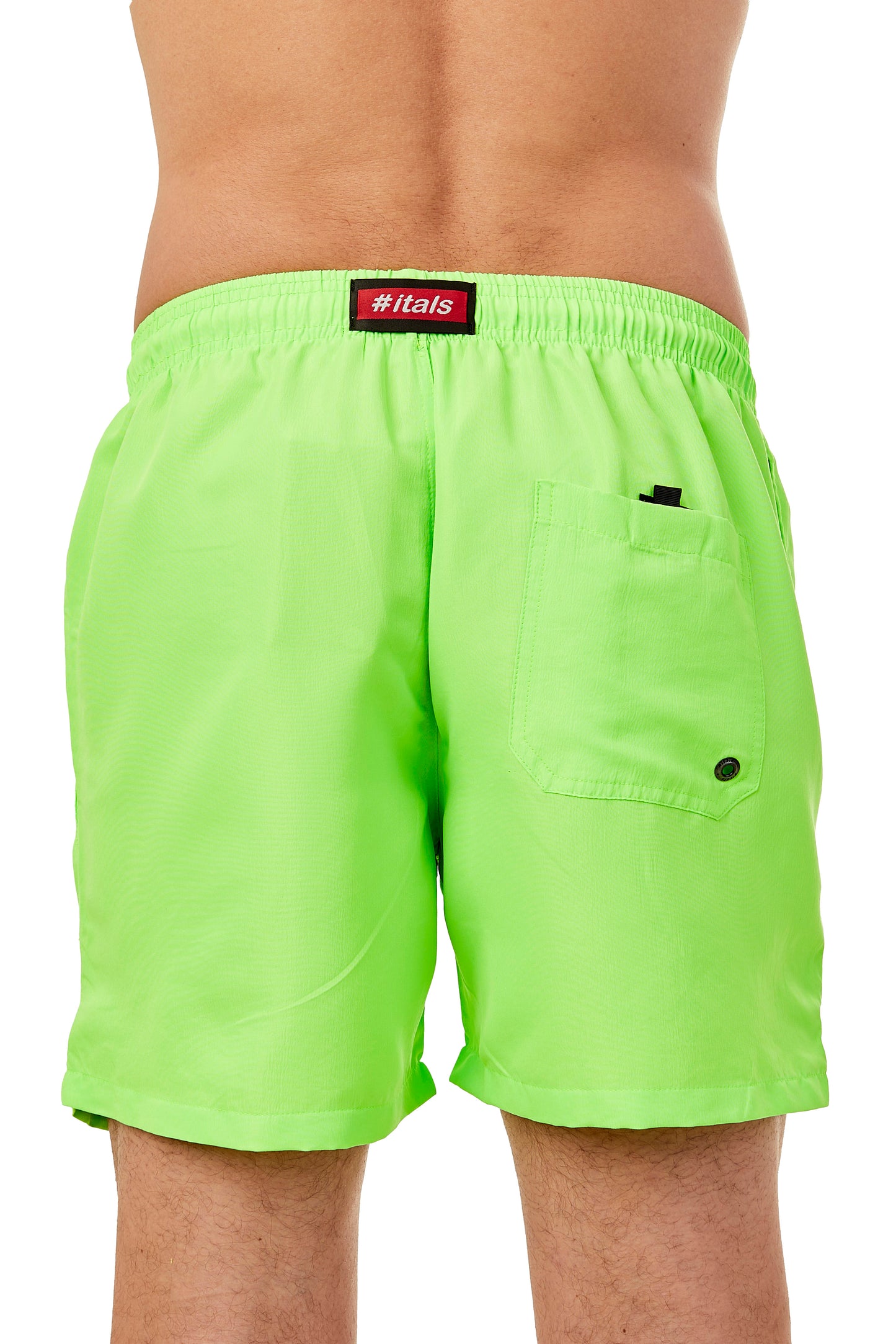 Short itals Praia Verde Fluorescente