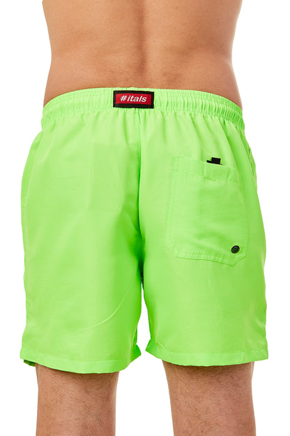 Short itals Praia Verde Fluorescente
