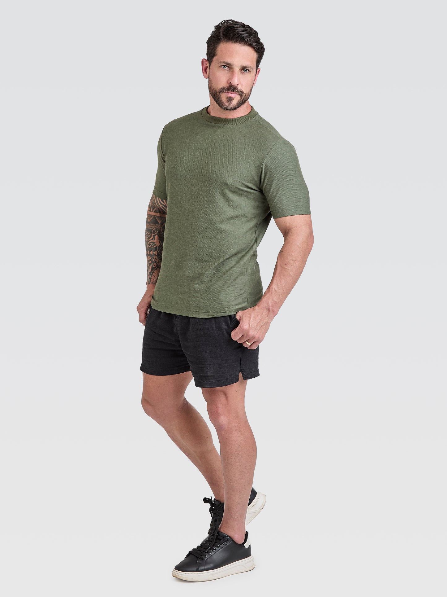 Camiseta New Textura Verde