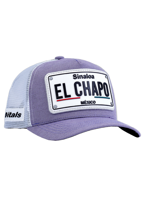Boné itals El Chapo Lilas