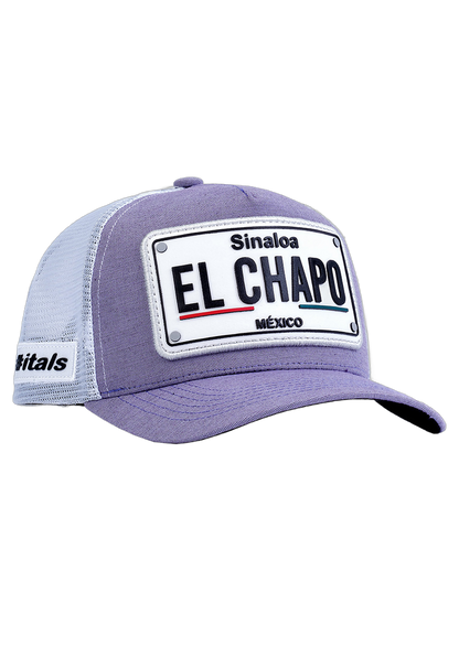 Boné itals El Chapo Lilas