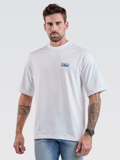 Camiseta Pima Oversized Atelier Branco
