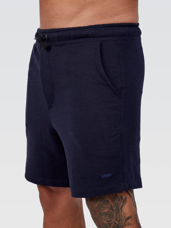 Bermuda Moletinho Azul Marinho