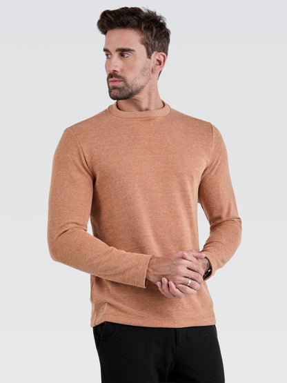 Suéter Tricot Ferrugem