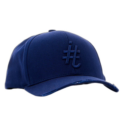 Boné itals Brasão Marinho Destroyed