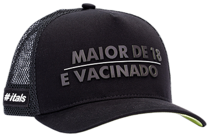 Boné itals Maior e Vacinado Tinta Mágica
