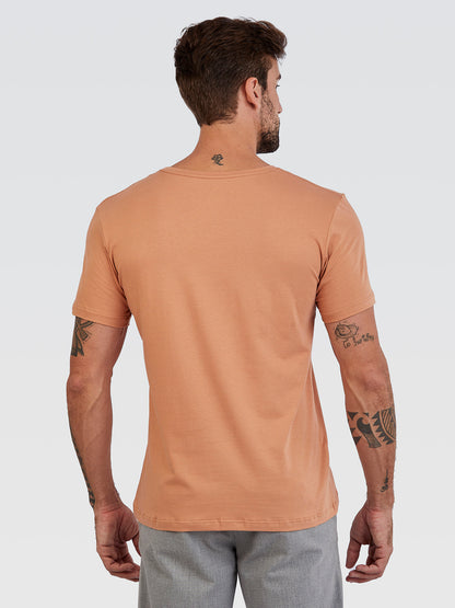 Camiseta Básica Ferrugem Brasão Ferrugem