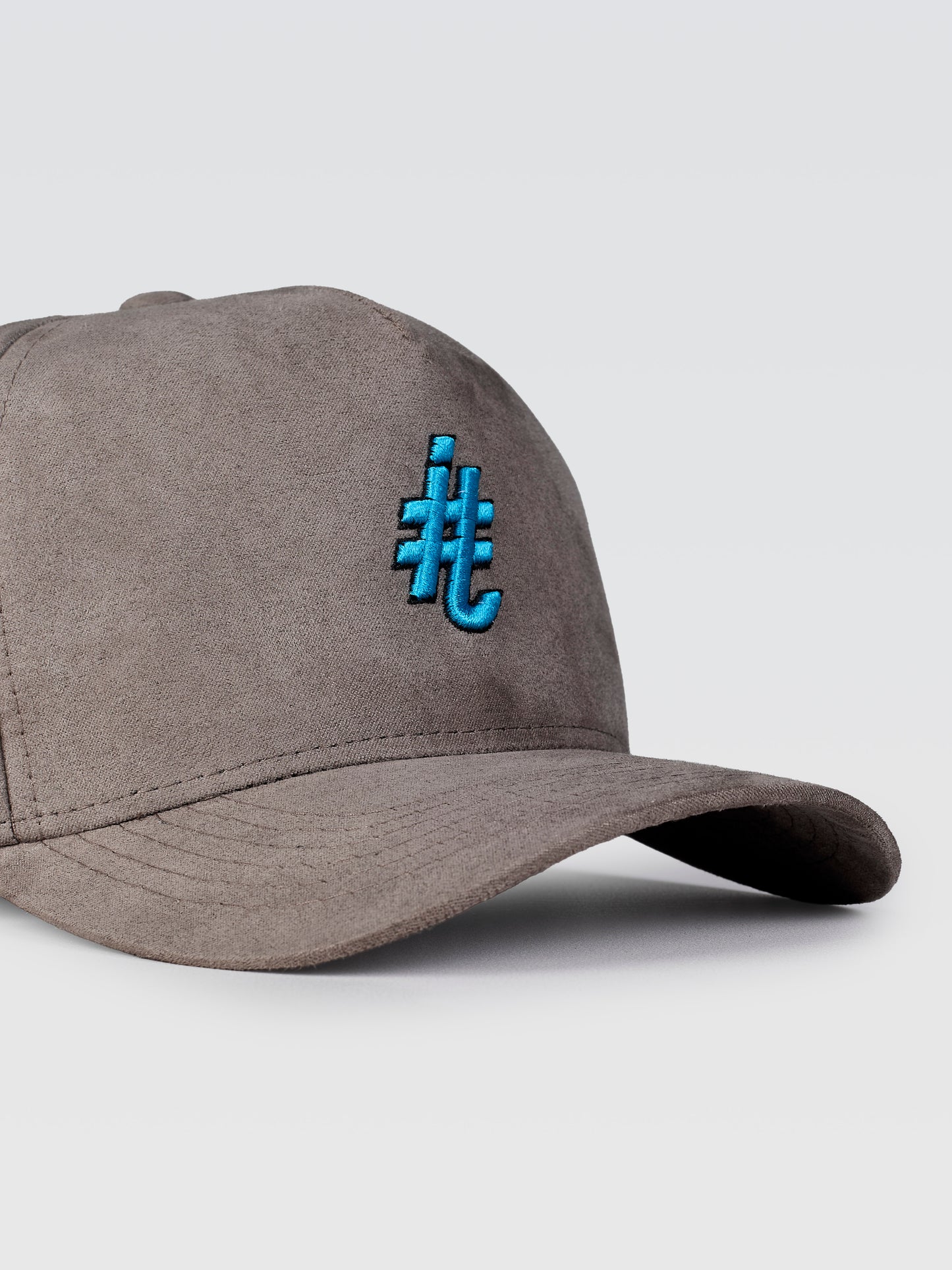 Boné Snapback #itals Chumbo — Brasão Turquesa