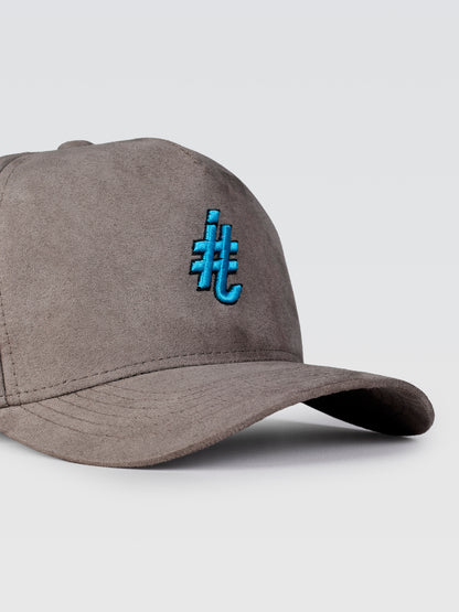 Boné Snapback #itals Chumbo — Brasão Turquesa