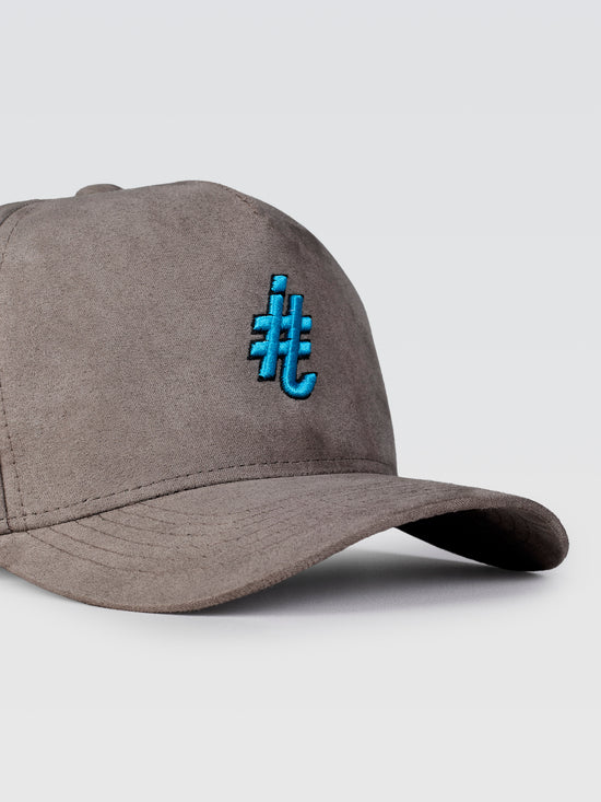 Boné Snapback #itals Chumbo — Brasão Turquesa