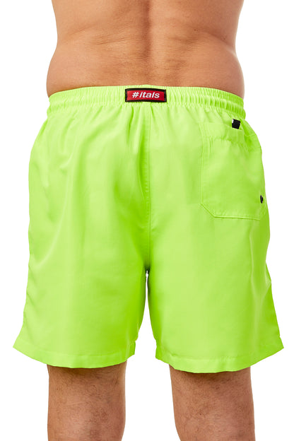 Short itals Praia Amarelo Fluorescente