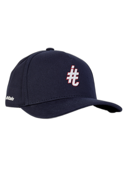 Boné Itals Marinho Brasão Branco Contour