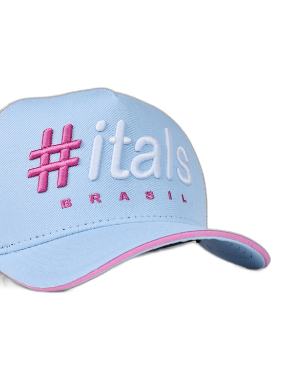 Boné Vintage Azul Bebê