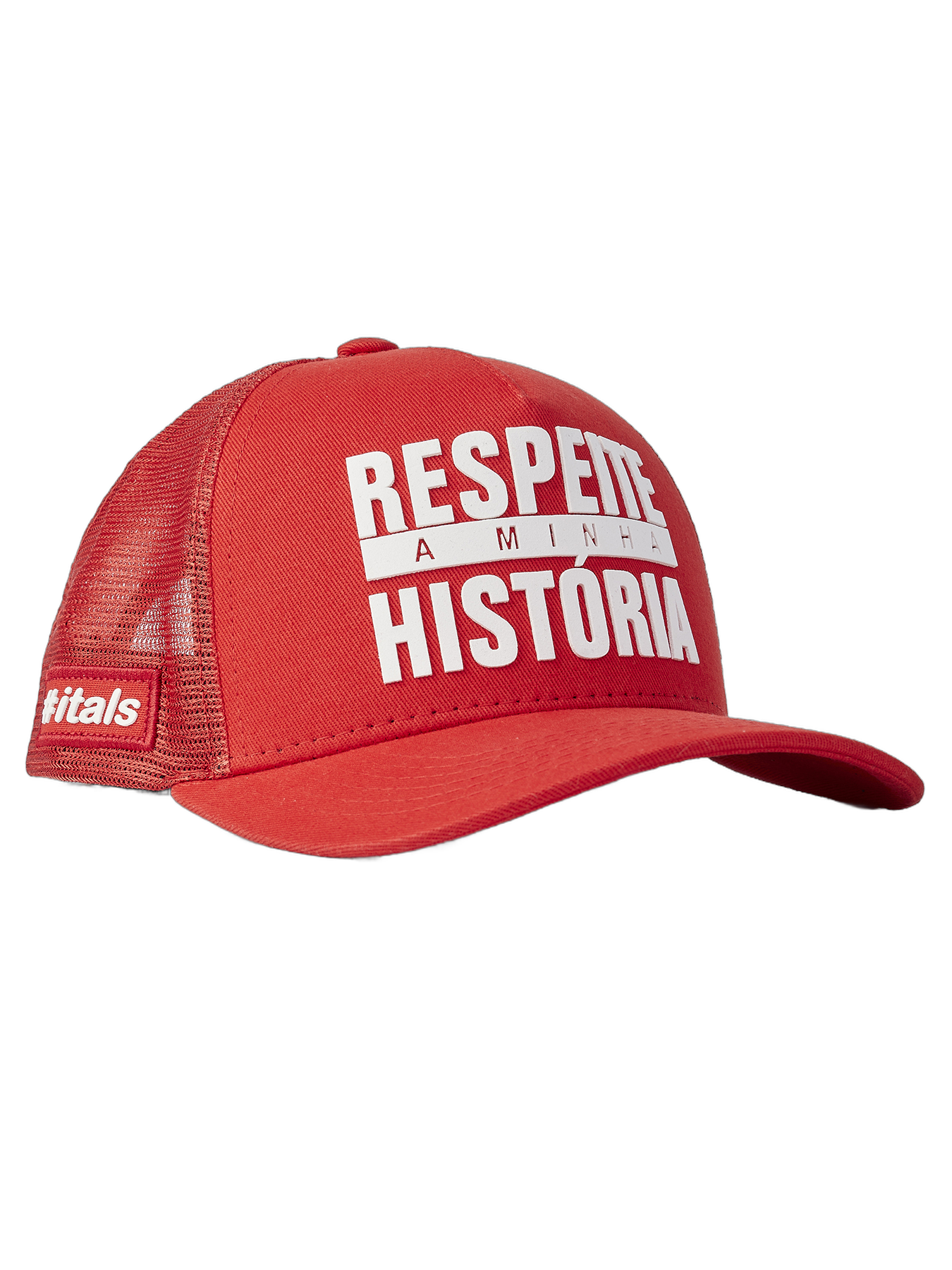 Boné itals Respeite Minha História Vermelho