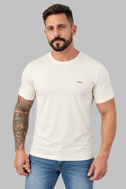 Camiseta Algodão Egípcio #itals Experiência Areia