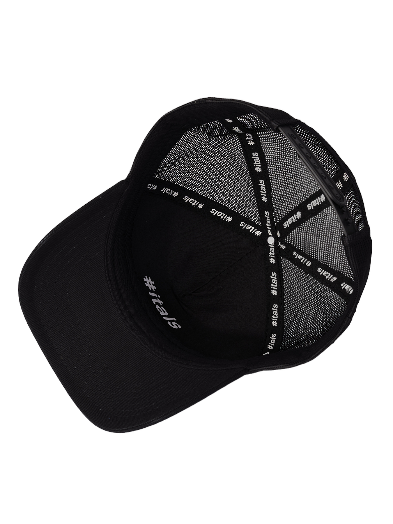 Boné itals Respeite Minha História Black