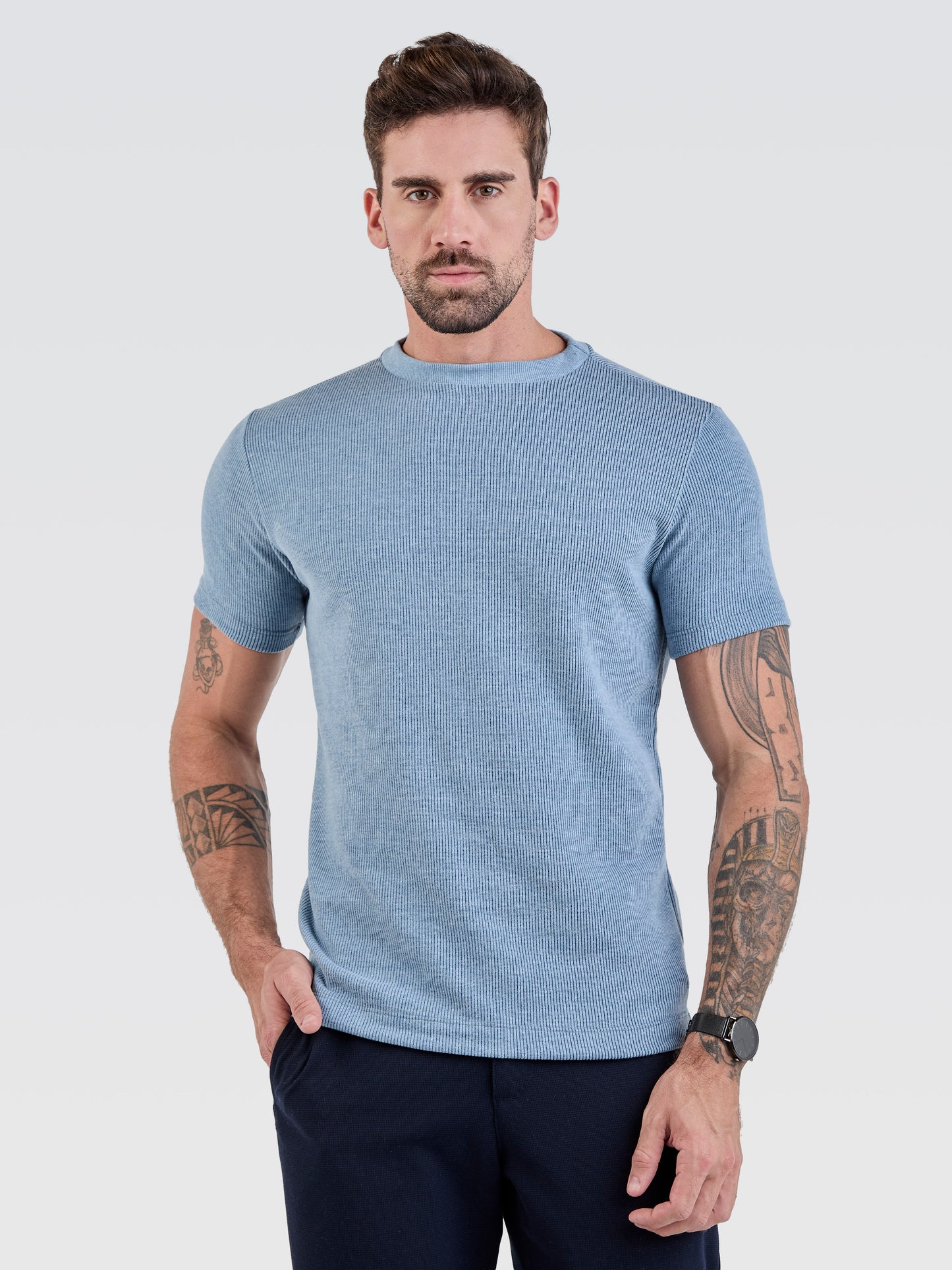 Camiseta New Tricot Azul Claro