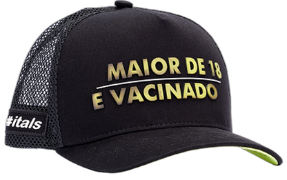 Boné itals Maior e Vacinado Tinta Mágica