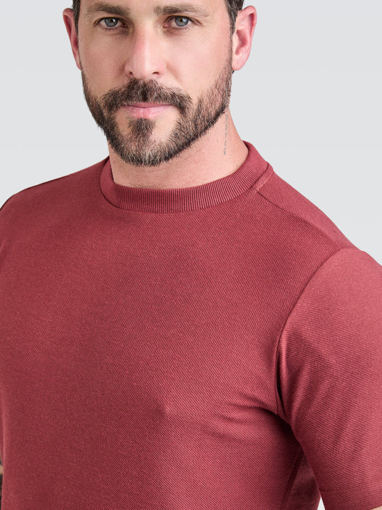 Camiseta New Textura Vinho