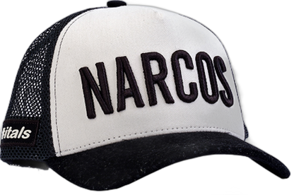 Boné itals Narcos BW