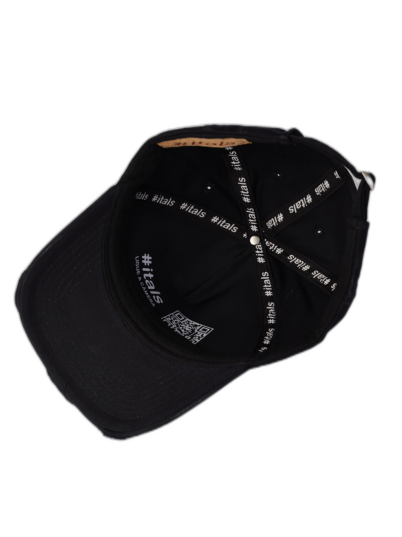 Boné itals Preto Brasão Destroyed