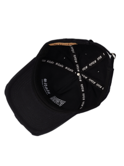 Boné itals Preto Brasão Destroyed