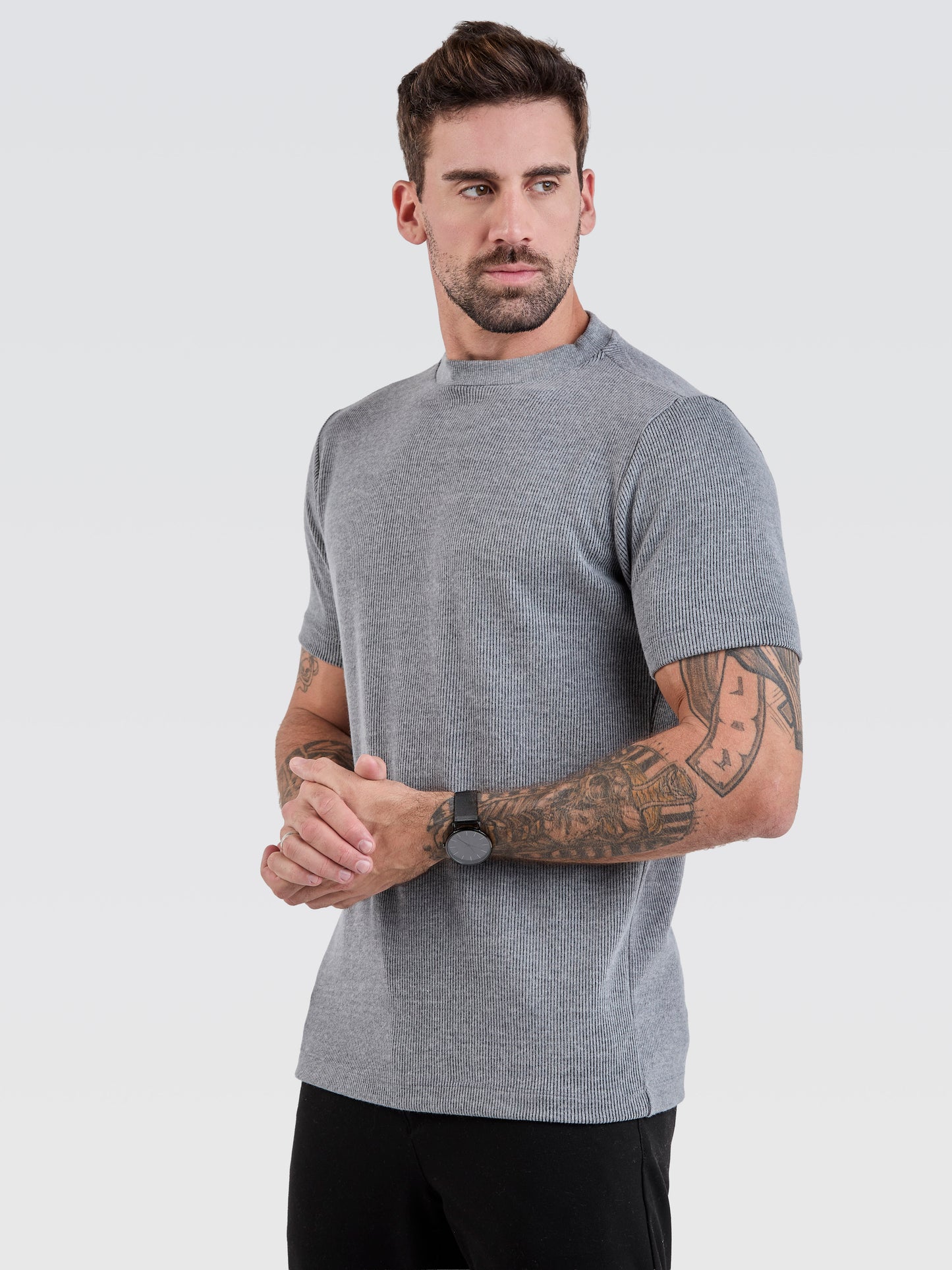 Camiseta New Tricot Cinza