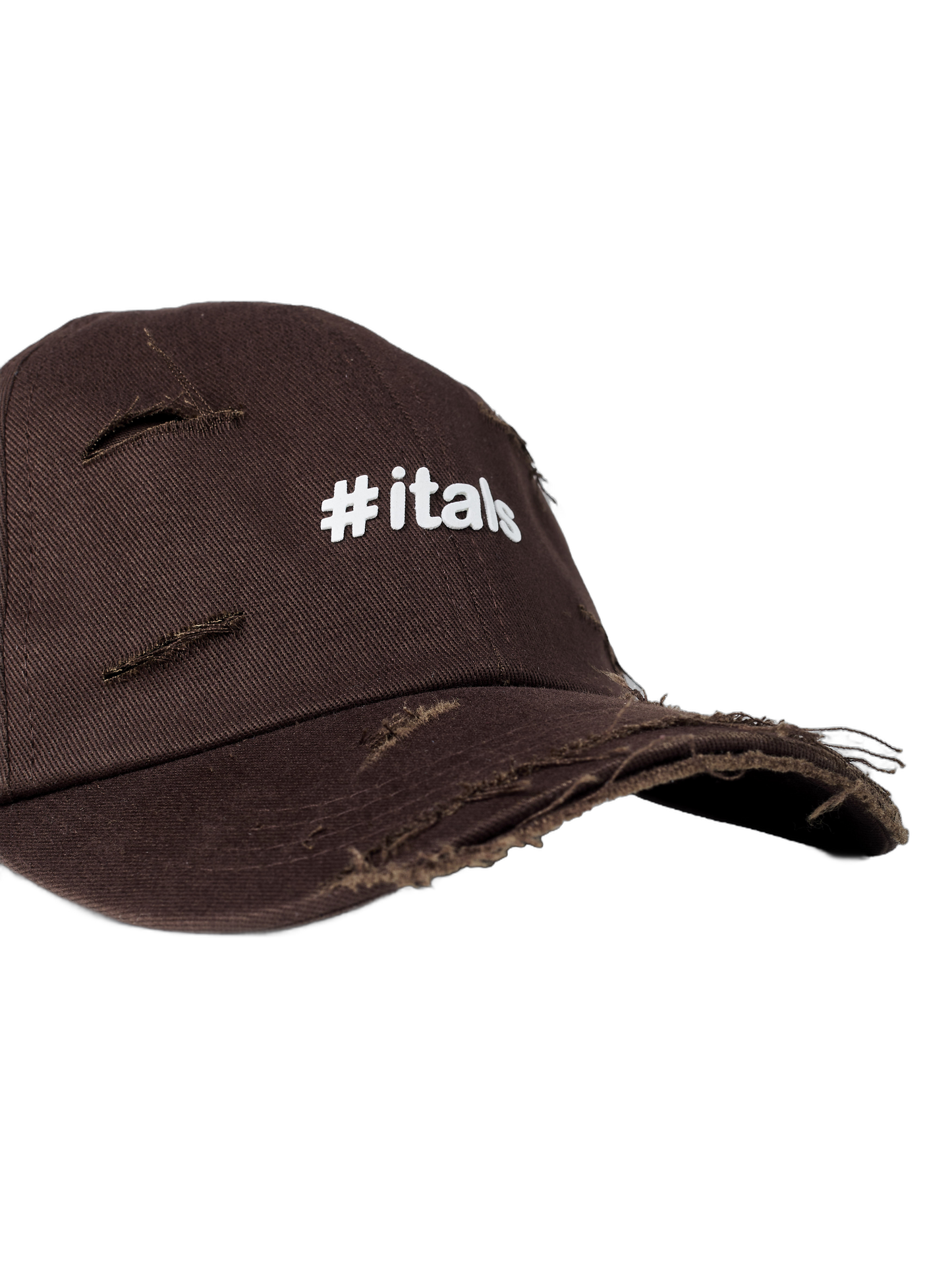 Boné Dad Hat Marrom Destroyed