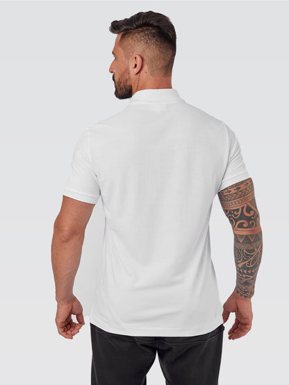 Camisa Polo Peruana White