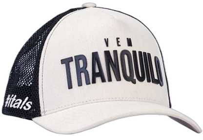 Boné itals Vem Tranquilo Off White