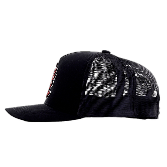 Boné itals Preto Brasão Red Line