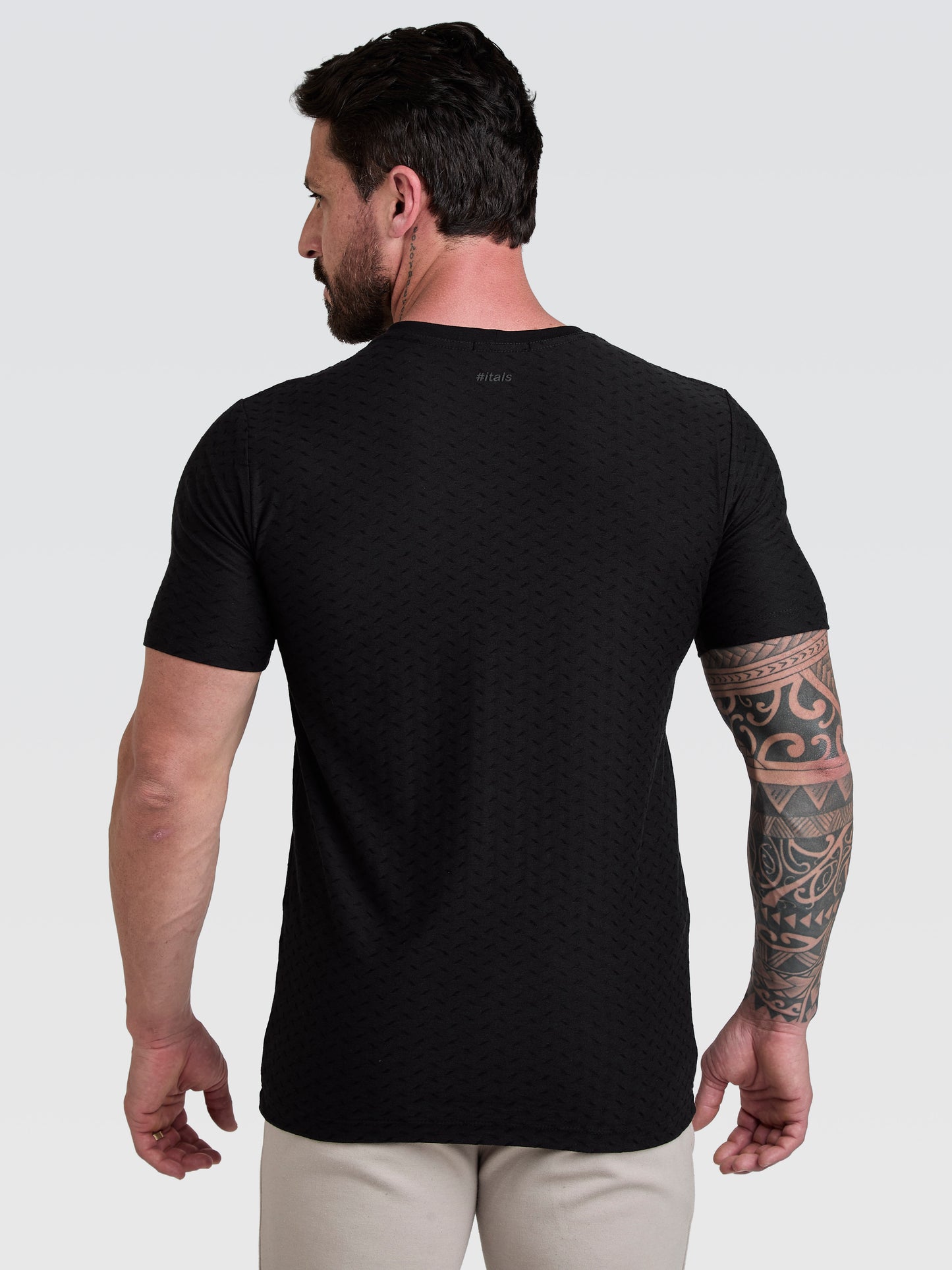 Camiseta Textura Matrix Preto
