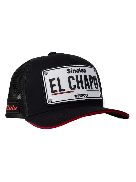 Boné itals El Chapo Preto