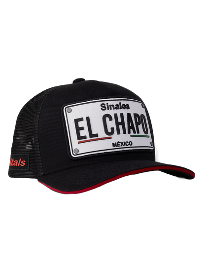 Boné itals El Chapo Preto