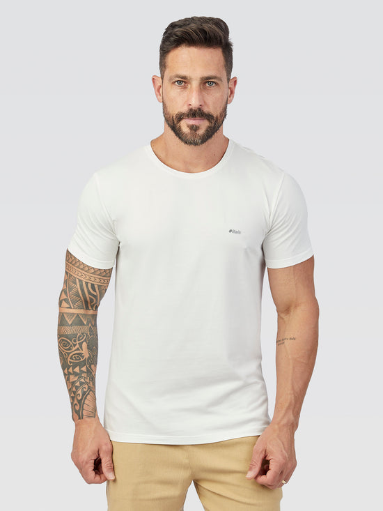 Camiseta Báscia Cyber Off White