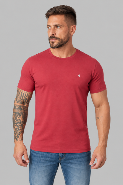 Camiseta Algodão Egípcio #itals Haters Vermelha