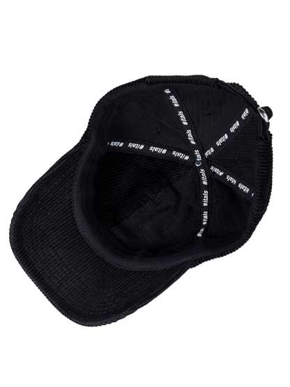 Boné Dad Hat Veludo Brasão Preto