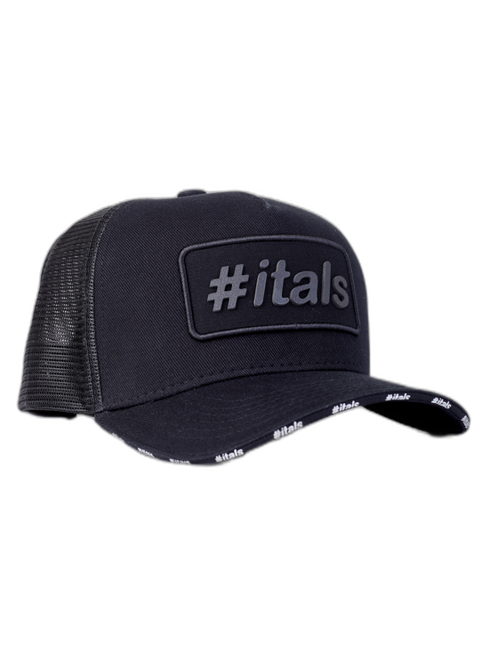 Boné itals All Black Tag