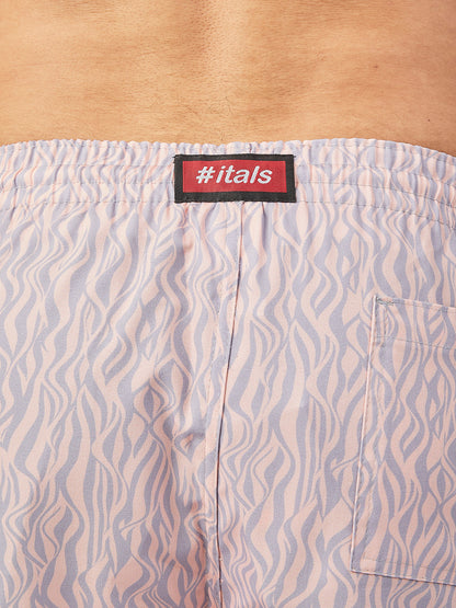 Short Praia Rosa Tropical