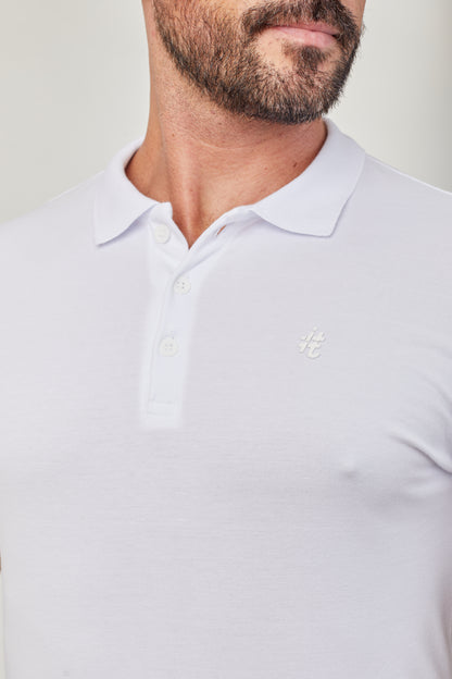 Camisa Polo itals White