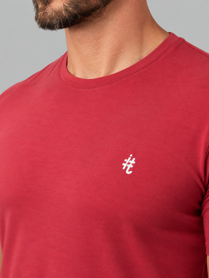 Camiseta Algodão Egípcio #itals Haters Vermelha