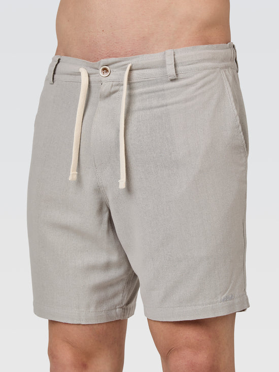 Short Alfaiataria Cinza