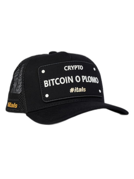 Boné Bitcoin Preto