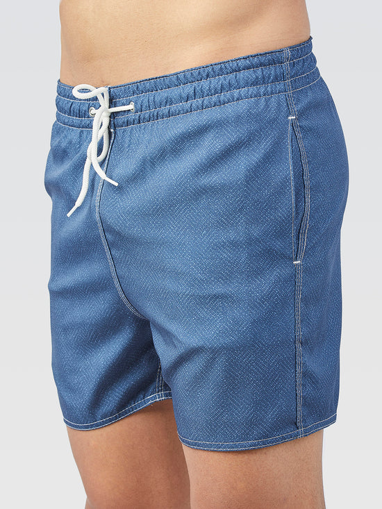 Short Praia Azul Escuro Chapisco