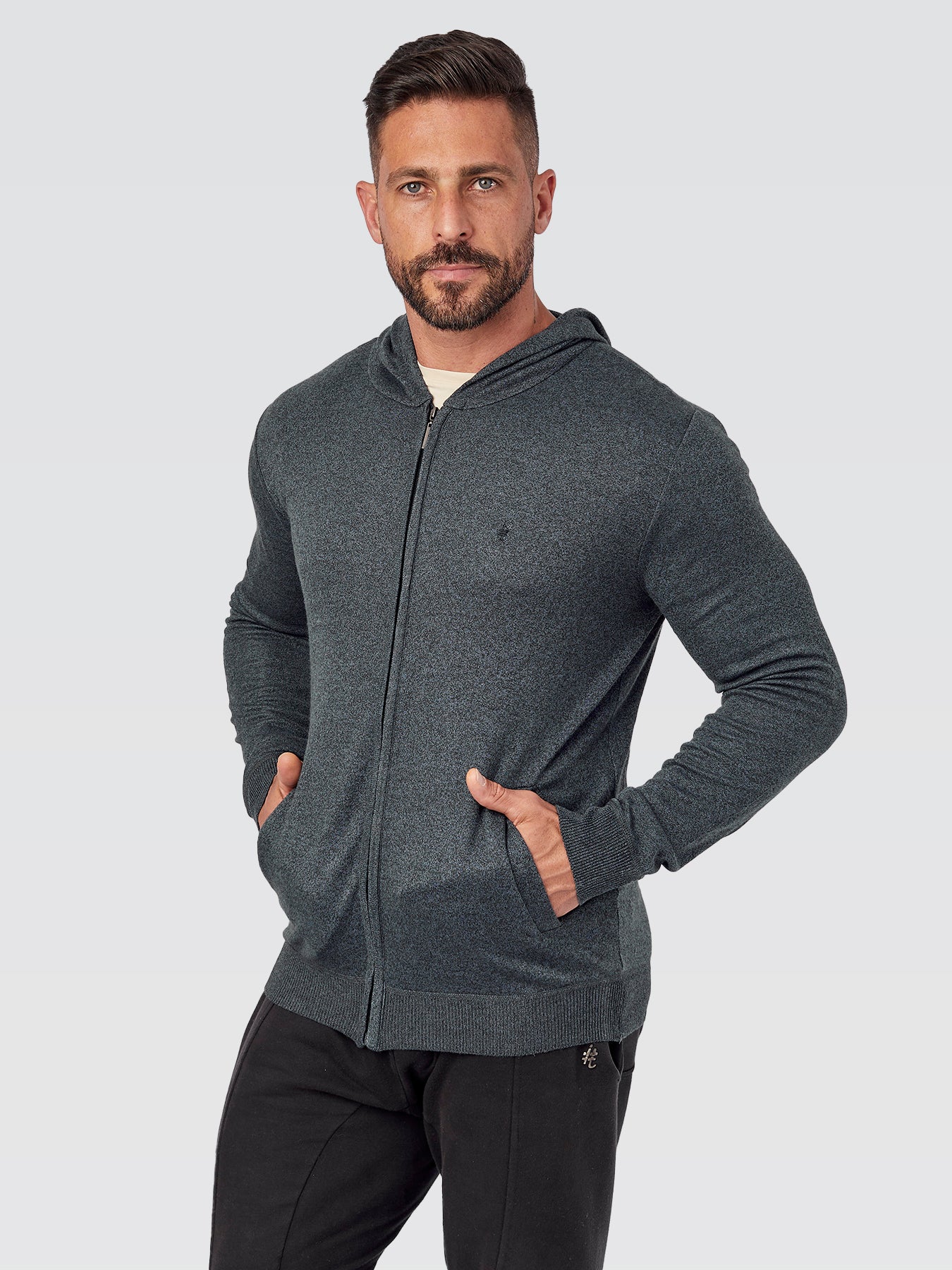 Suéter Marinho Bolso Canguru