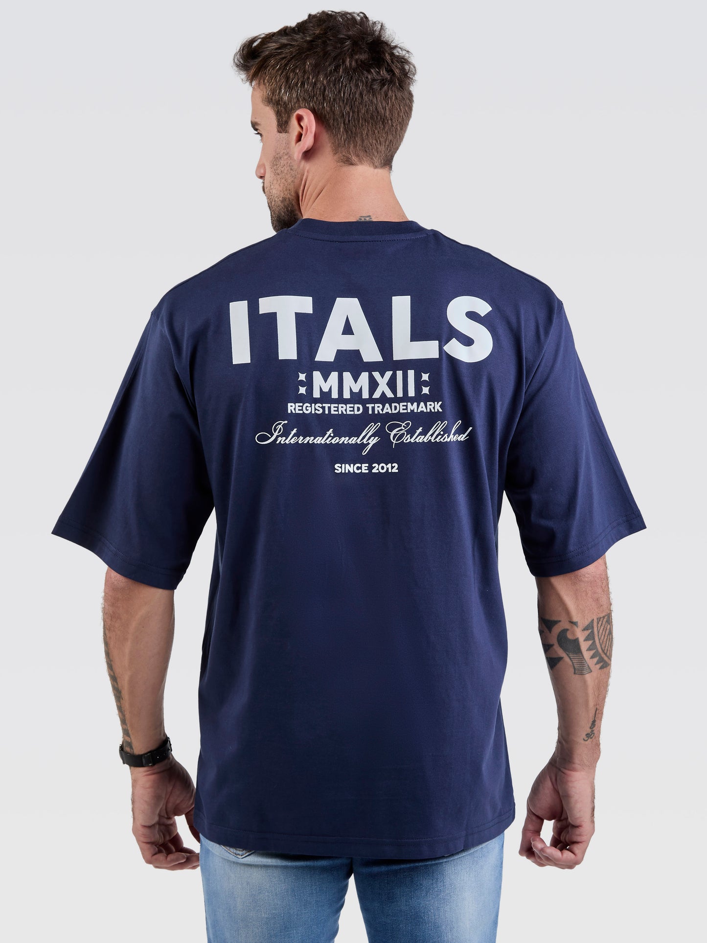 Camiseta Pima Oversized Since 2012 Marinho