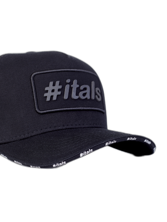 Boné itals All Black Tag